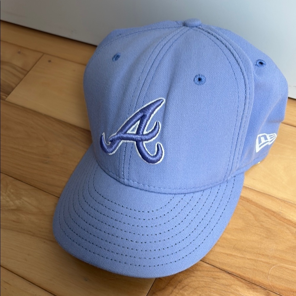 New Era lavender Atlanta Braves Hat